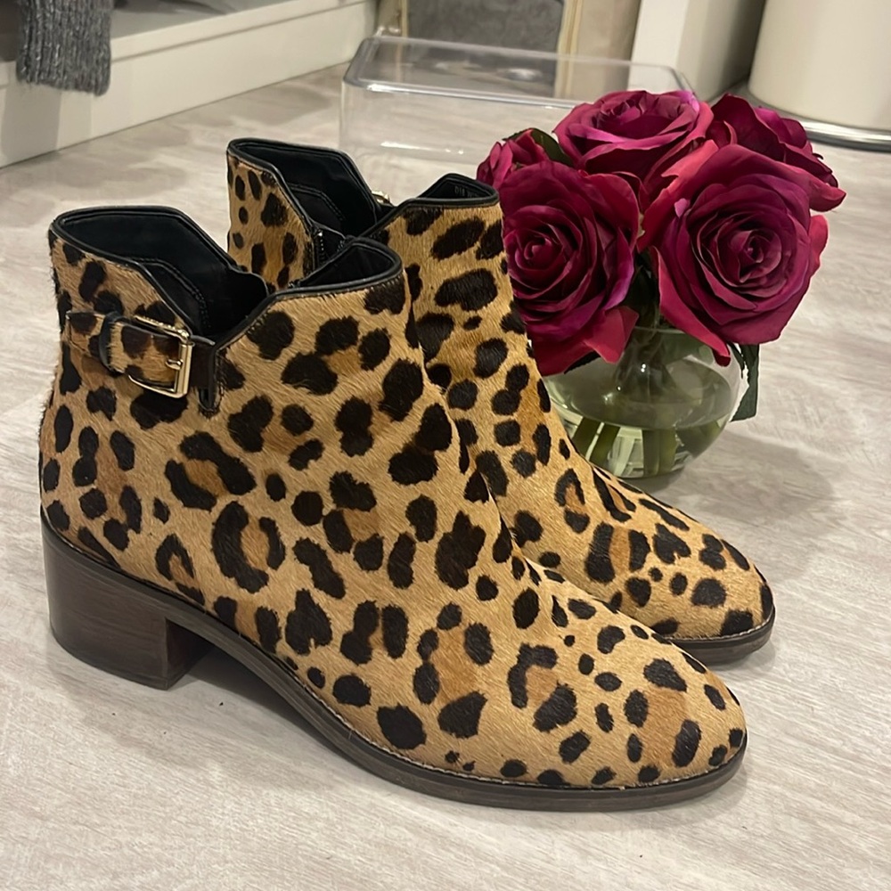Cole Haan Cheetah Print Boots